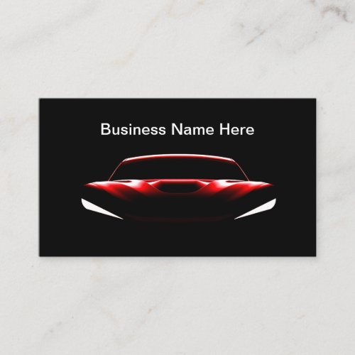 Automotive Business Cards New Design