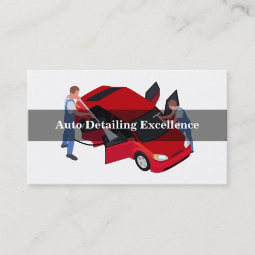 Automotive Car Detailing Business Cards new