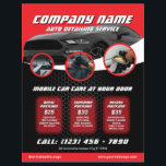 Automotive Car Detailing Flyer<br><div class="desc">Professional style inspired by auto industry with prices and services list. Ideal for auto repair shops,  carwash services,  car detailing professionals,  mobile car wash and others related.</div>
