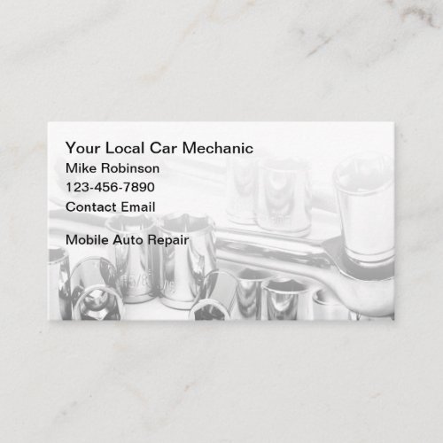 Automotive Car Mechanic Repair Business Card