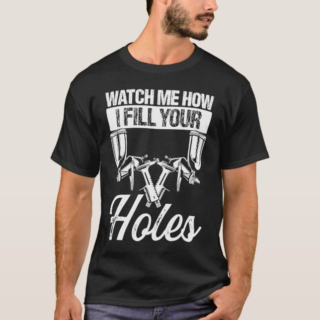 Automotive Car Paitning Detailer Watch me Vehicle  T-Shirt (Front)