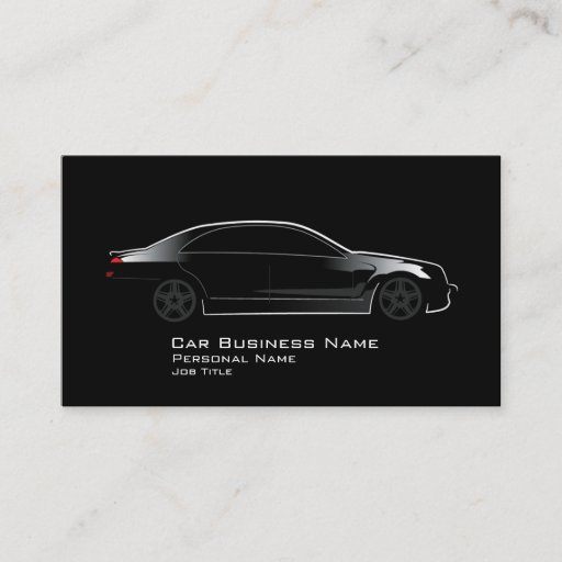 Customizable Automotive Car Service Business Card
