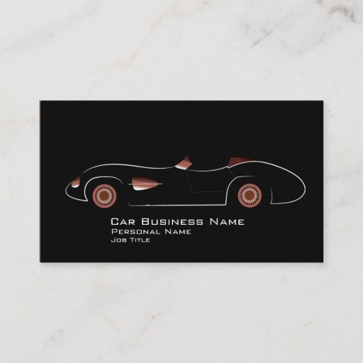 Customizable Automotive Car Service Business Card