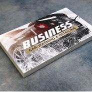 Automotive Car Wash Auto Detailing Gold Label Business Card at Zazzle