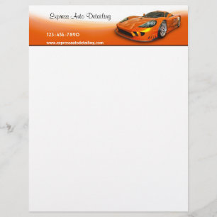 Automotive Detailer Letterhead