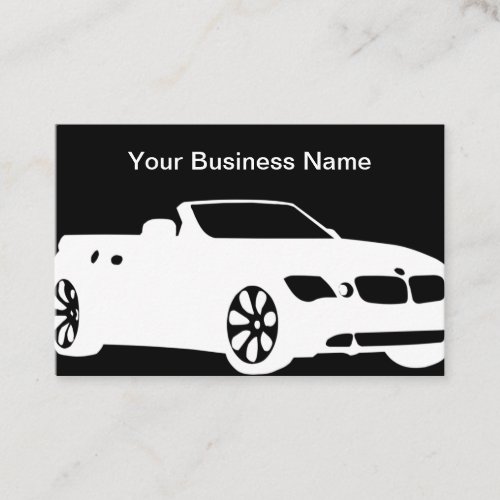 Automotive Double Side Business Cards