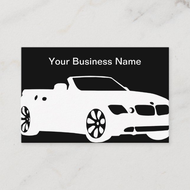 Automotive Double Side Business Cards (Front)