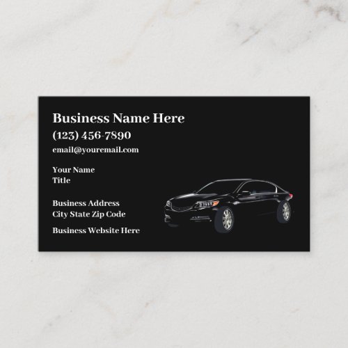 Automotive Fresh New Business Cards