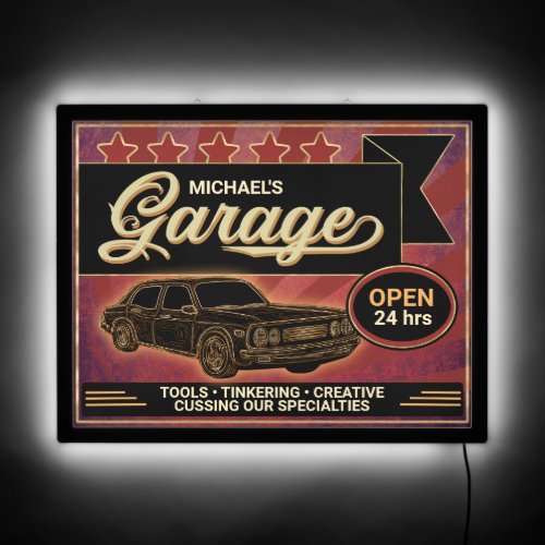 Automotive Garage ID975 LED Sign