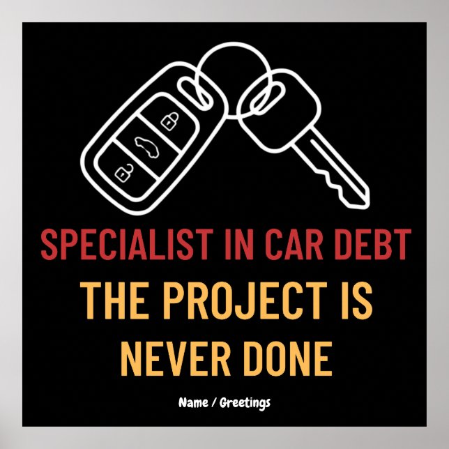 Automotive Key Art The Project Is Never Done Poster (Front)