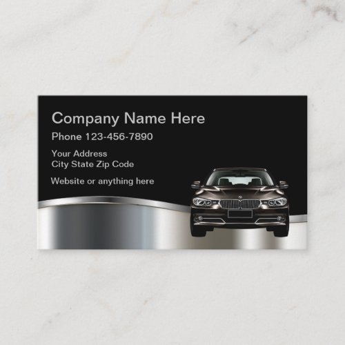 Automotive Luxury Vehicle Business Card
