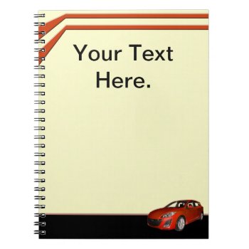 Automotive Maintainance  Spiral Notebook by Lasting__Impressions at Zazzle