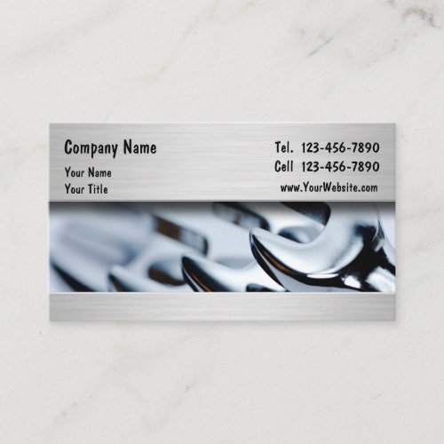 Automotive Mechanic Business Cards