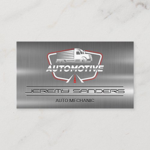 Automotive  Mechanic  Metal Business Card