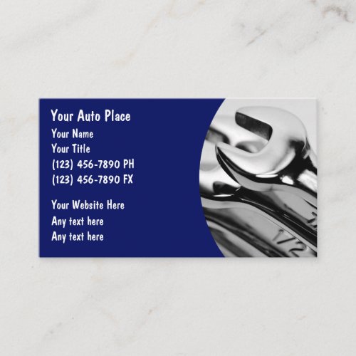 Automotive Business Cards