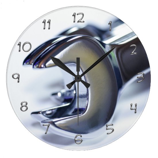 Automotive Mechanic Theme Large Clock