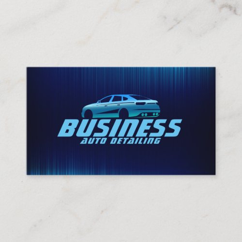 Automotive metallic faux texture  business card