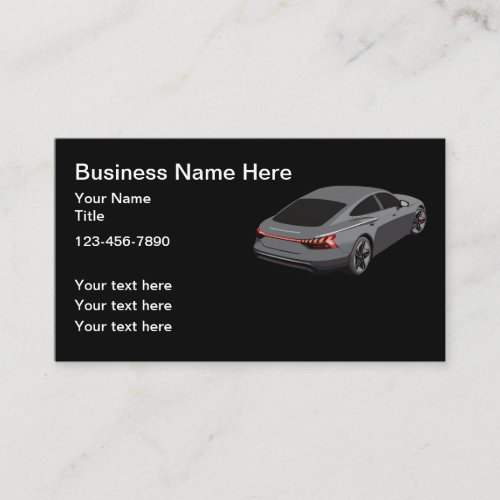 Automotive New Business Cards Design