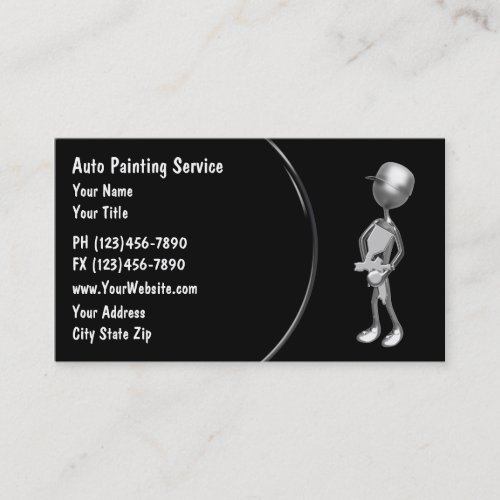 Automotive Painting Business Card