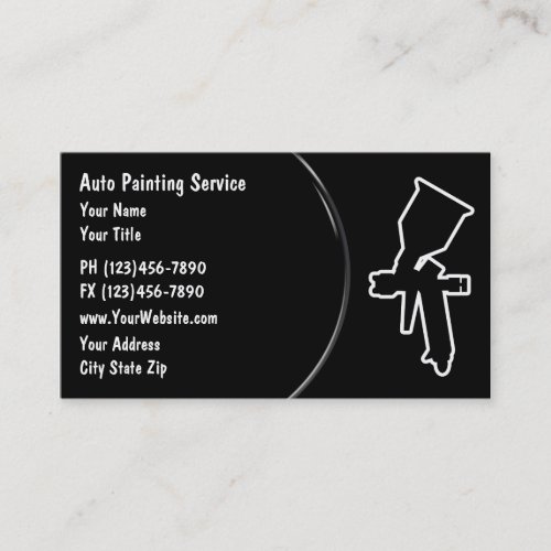 Automotive Painting Business Card