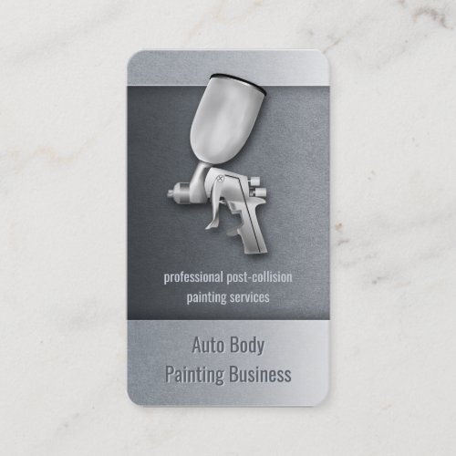 Automotive Painting Business  Professional Business Card