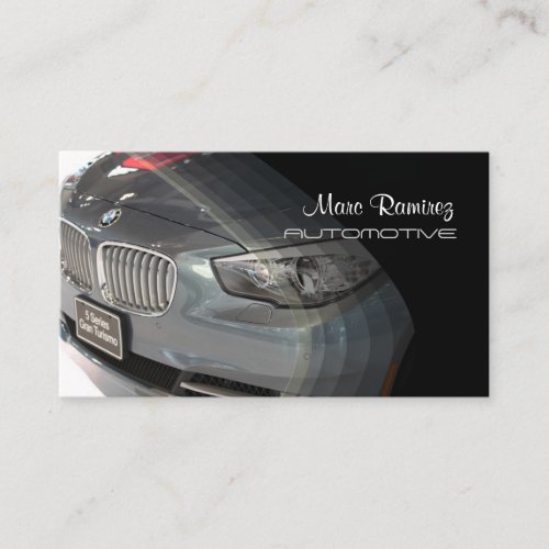 Automotive, photo business cards
