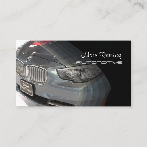Customizable Automotive, photo business cards