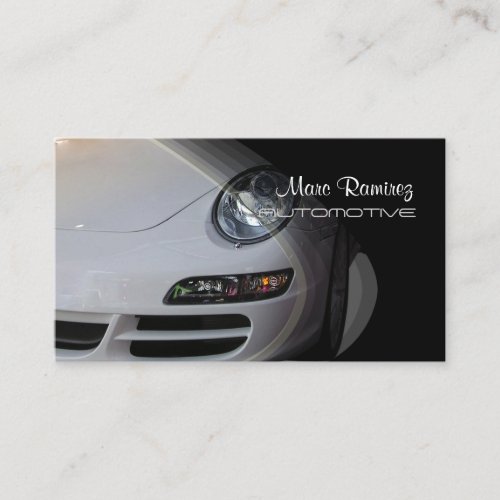 Automotive, photo business cards
