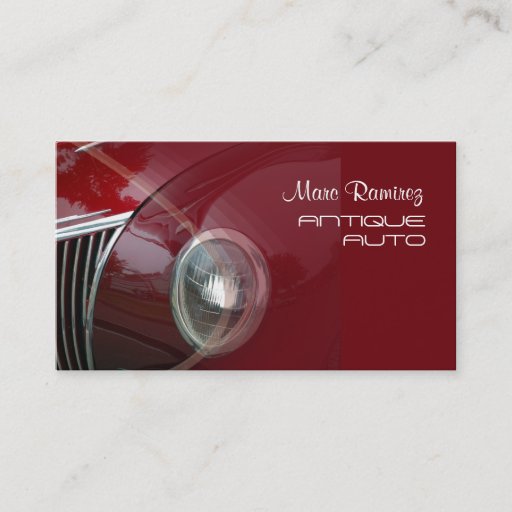 Customizable Automotive, photo business cards