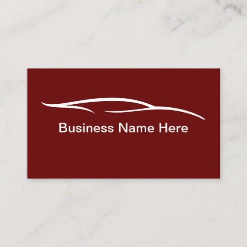 Automotive Professional Auto Body Repair Business Card