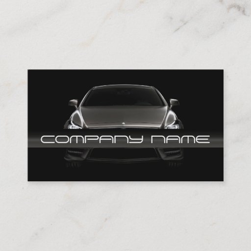 Customizable Automotive / Racing / Car Business Card