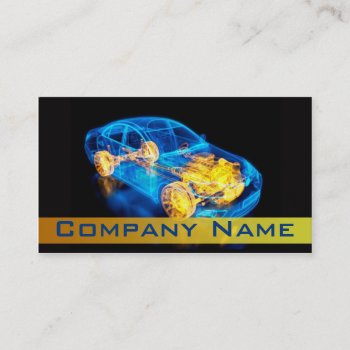 Automotive / Racing / Car Fast Speed Diagnostic Business Card by paplavskyte at Zazzle