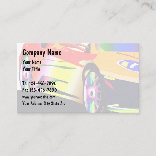 Automotive Repair Cards Business Cards