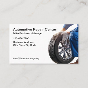 Automotive Repair Services Business Cards
