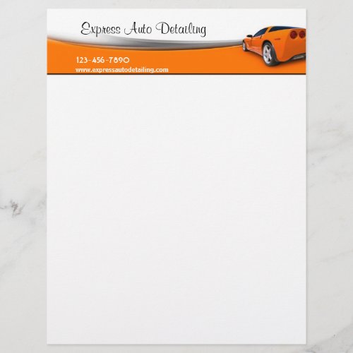 Automotive Repair Shop Letterhead