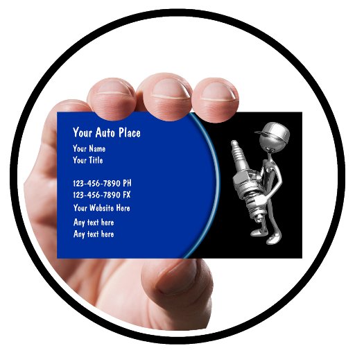 Customizable Automotive Business Cards