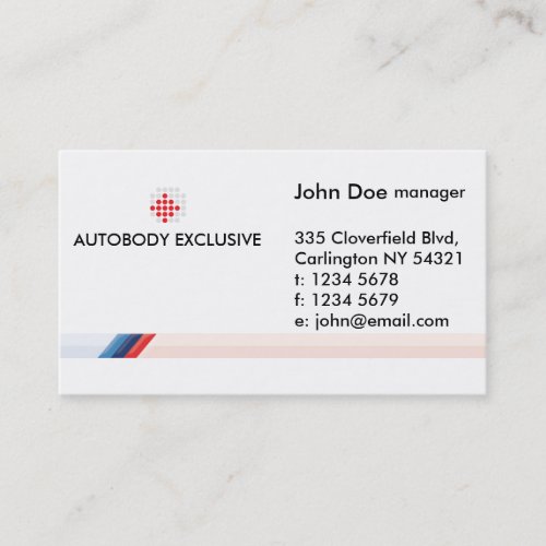 Automotive Service Business Card