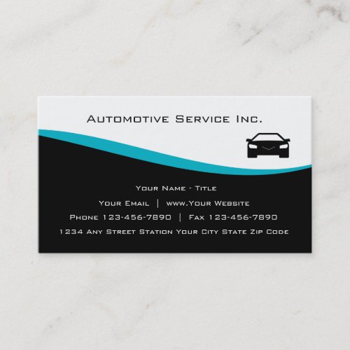 Automotive Service Business Cards