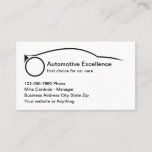 Automotive Services Cool Business Cards
