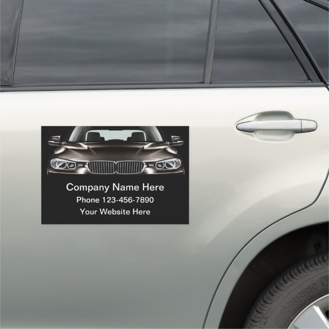 Automotive Services Mobile Advertising Car Magnet (In Situ)