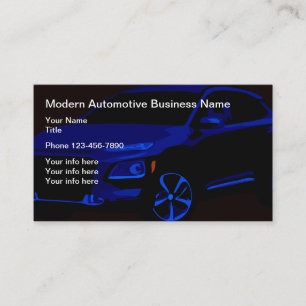 Automotive Services Theme Business Card