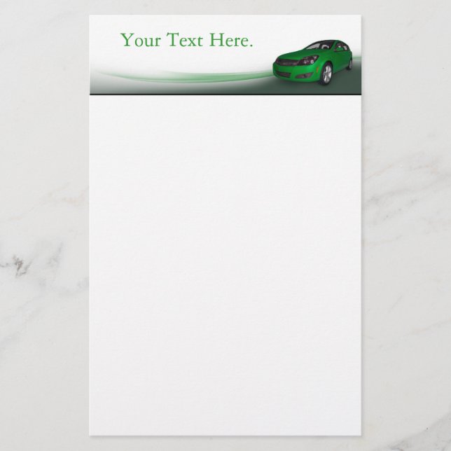 Automotive Stationery (Front)