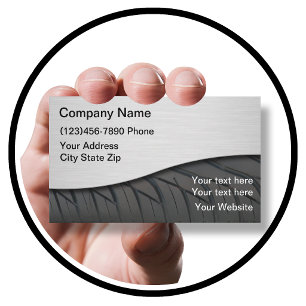 Automotive Theme Business Cards New