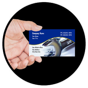Automotive Theme Business Profile Card