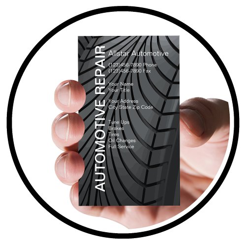Automotive Tire Business Cards