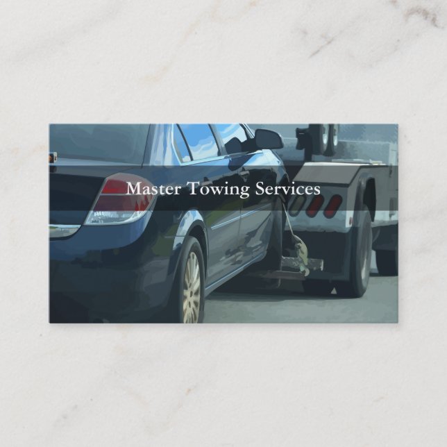 Automotive Towing Business Cards (Front)