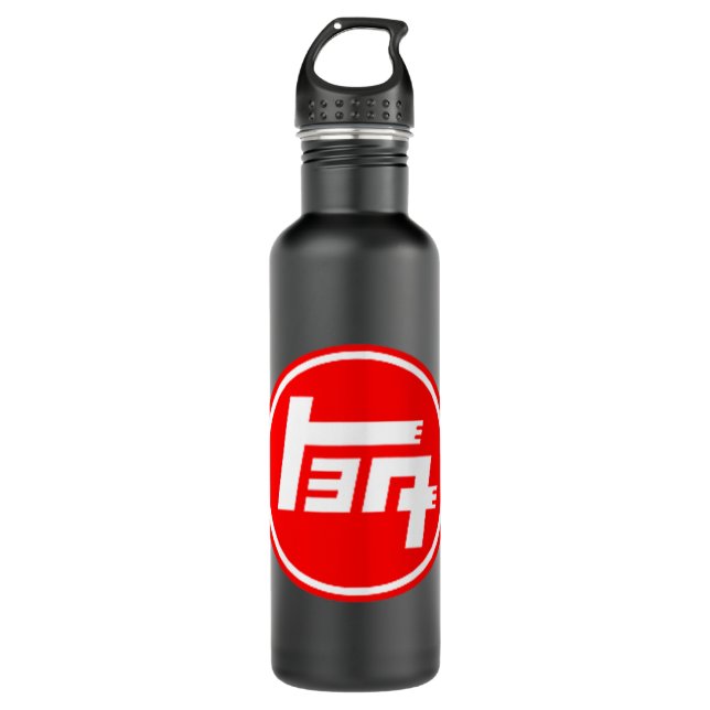 Automotive TRD TEQ JDM  Stainless Steel Water Bottle (Front)