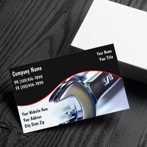 Customizable Automotive Unique Design Business Card