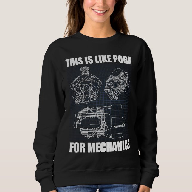 Automotive work  mechanic style sweatshirt (Front)