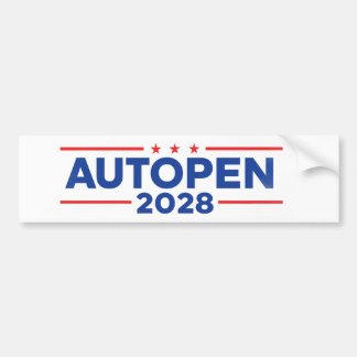 AUTOPEN 2028 BUMPER STICKER